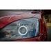 Фары тюнинг Mitsubishi Lancer 9 с BiLed линзами и ангельскими глазками